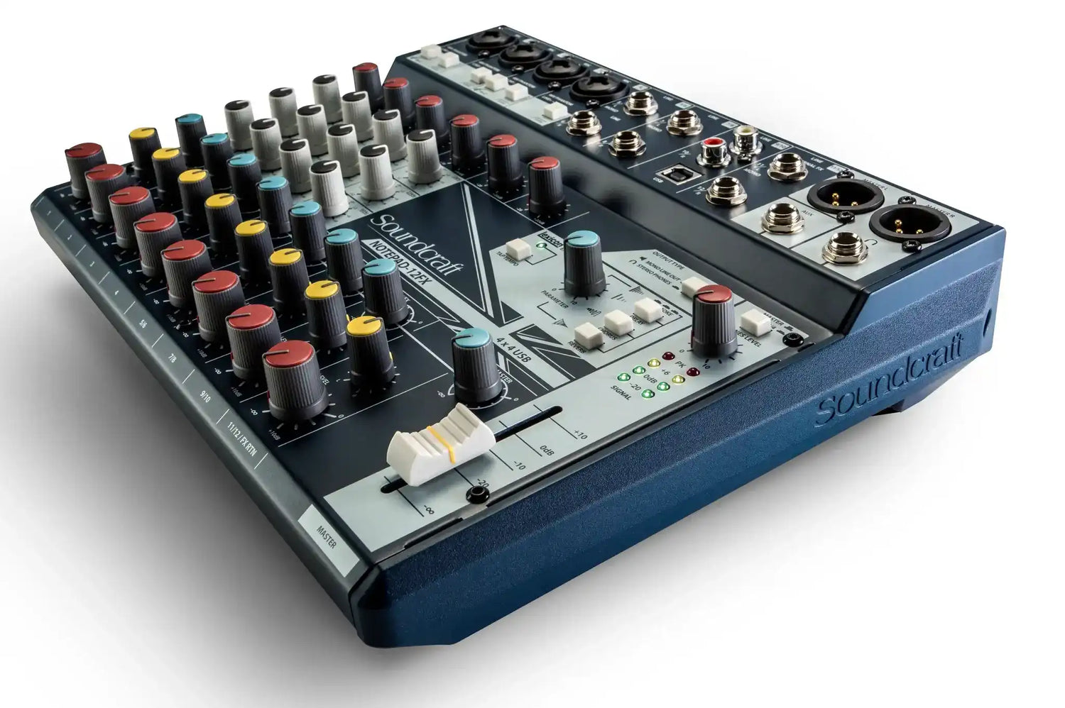 Soundcraft Notepad-12FX Small-format Analog Mixing Console with USB I/O and Lexicon Effects - 5085985US Audio Mixers Soundcraft