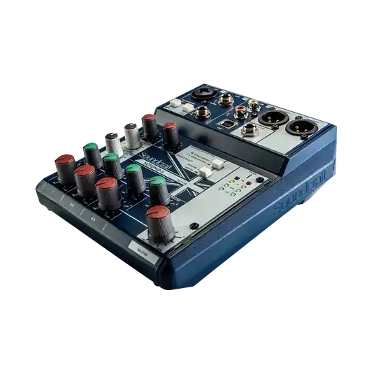Soundcraft Notepad-5 Small-format Analog Mixing Console with USB I/O - 5085980US Audio Mixers Soundcraft