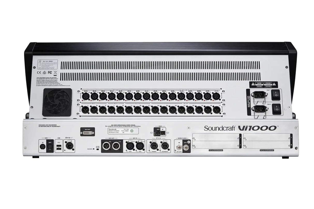 Soundcraft Vi1000 – 96-Channel Compact Digital Mixing Console Audio Mixers Soundcraft