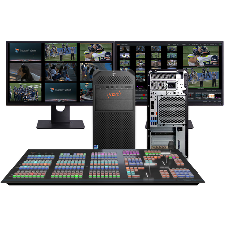 Vizrt TriCaster Vizion Tower 16 & Flex Dual Control Panel Production Vizrt