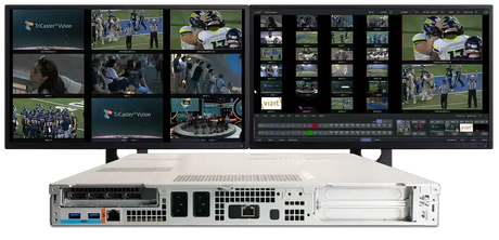 Vizrt TriCaster Vizion Rack 8 & Flex Dual Control Panel Production Vizrt