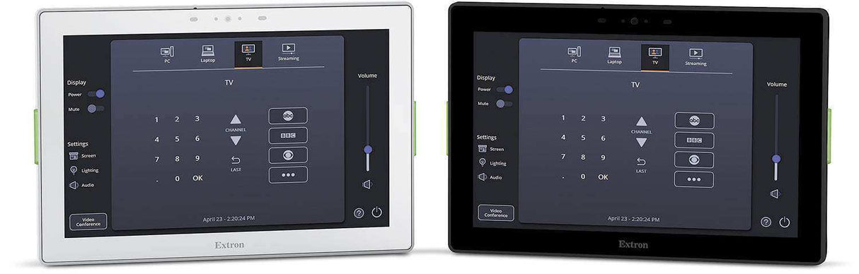 Extron TLP Pro 1025M 10" Wall Mount TouchLink Pro Touchpanel Black - Wall Mount, No Camera Room Control Extron