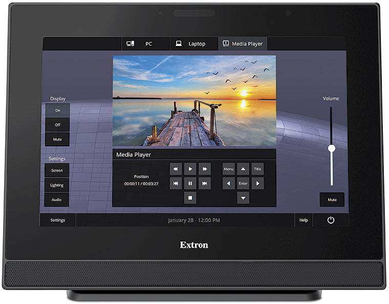 Extron TLP Pro 1225TG 12" Tabletop TouchLink Pro Touchpanel Room Control Extron