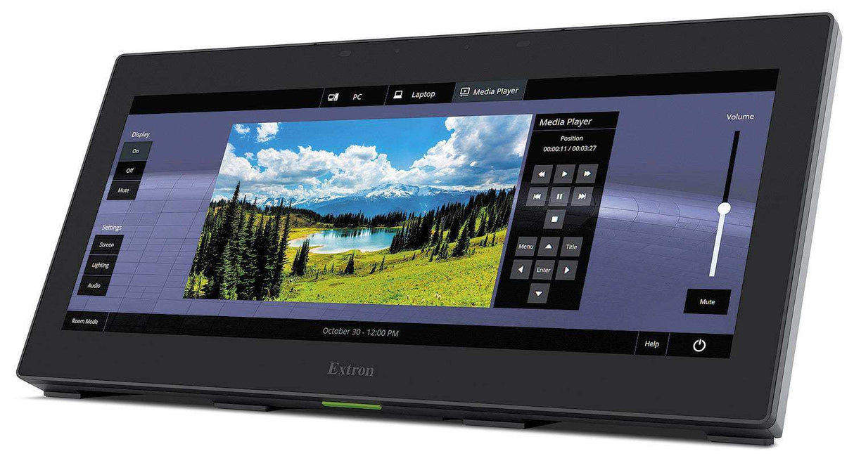 Extron TLP Pro 1230WTG 12” Ultra-wide Tabletop TouchLink Pro Touchpanel Room Control Extron