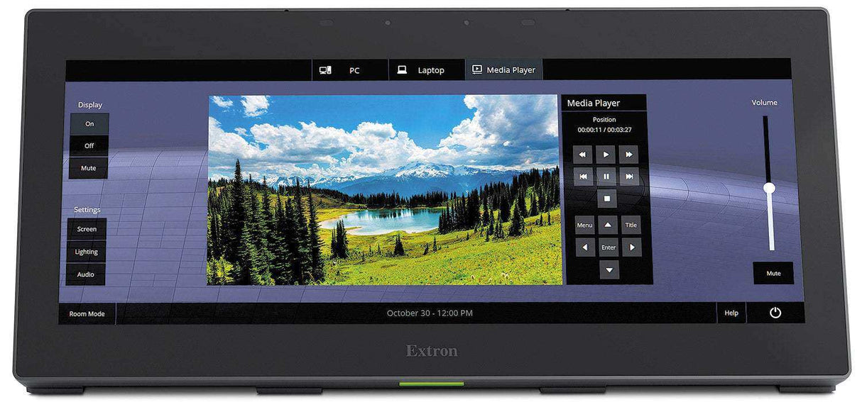 Extron TLP Pro 1230WTG 12” Ultra-wide Tabletop TouchLink Pro Touchpanel Room Control Extron