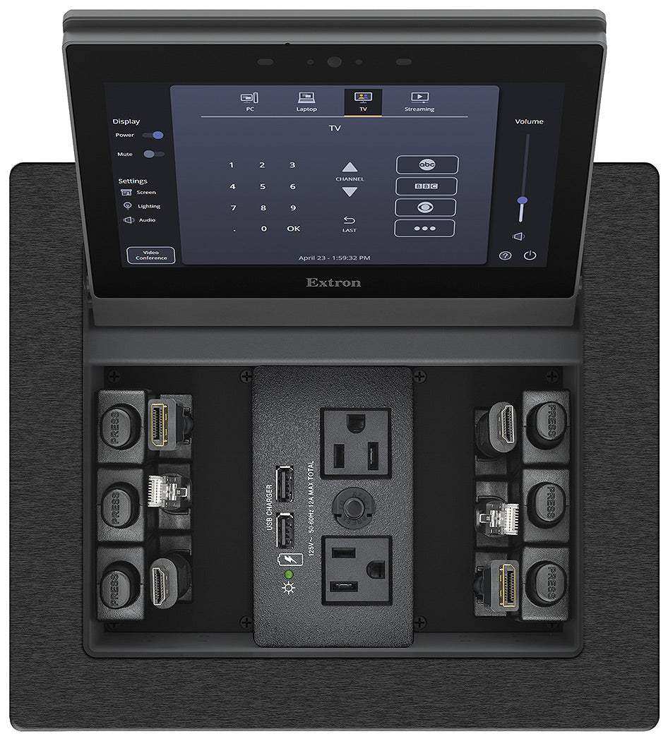 Extron TLP Pro 725C 7″ Cable Cubby TouchLink Pro Touchpanel Room Control Extron