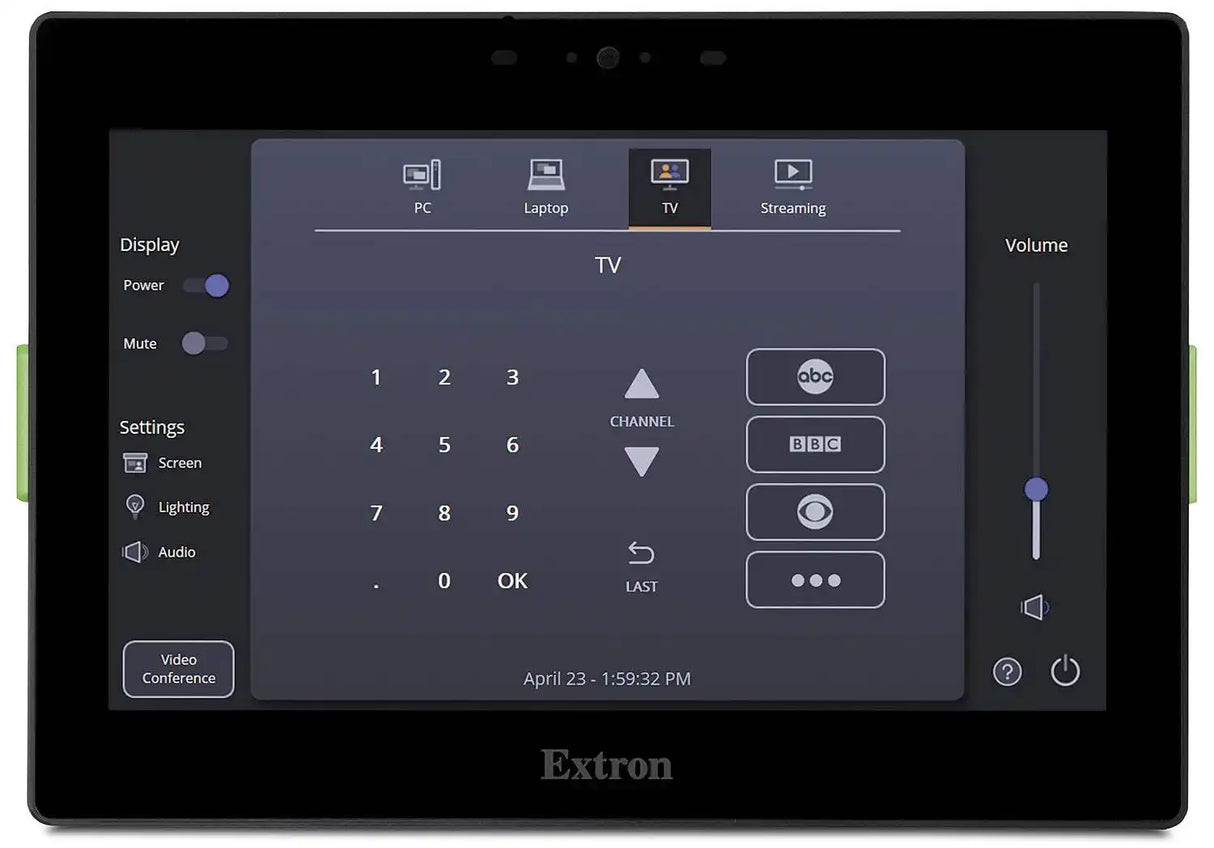Extron TLP Pro 725M 7" Wall Mount TouchLink Pro Touchpanel - Wall Mount Room Control Extron Black