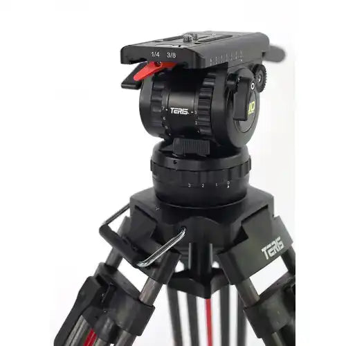Teris TS100CF-Q Fluid Head & Tripod Kit (Carbon Fiber) Tripods Teris