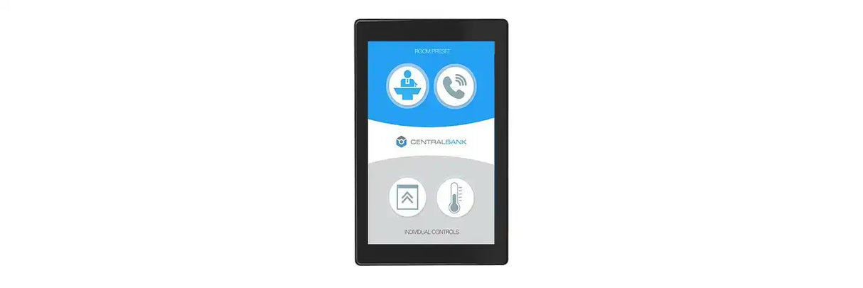 QSC Q-SYS PS-TSCG3-H Wall Mount Touchscreen Paging Station Intercoms QSC