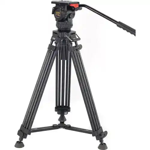 Teris TSN6AL Aluminum Tripod and Fluid Head System Tripods Teris
