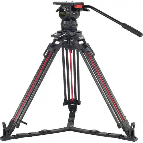 Teris TS120CF-Q Fluid Head & Tripod Kit, Carbon Fiber Tripods Teris