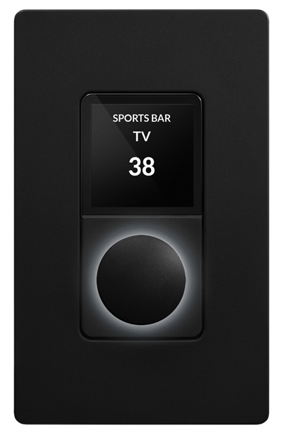 ASHLY FXC-B POE Powered Wall Controller for Ashly FX Series Amplifiers. Black, for use in US Room Control Ashly