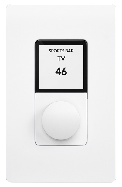 ASHLY FXC-W POE Powered Wall Controller for Ashly FX Series Amplifiers. White, for use in US Room Control Ashly