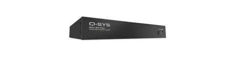 Q-SYS Microsoft Teams Room Meeting Space Solution: All Hands Space with VisionSuite Video Conferencing QSC
