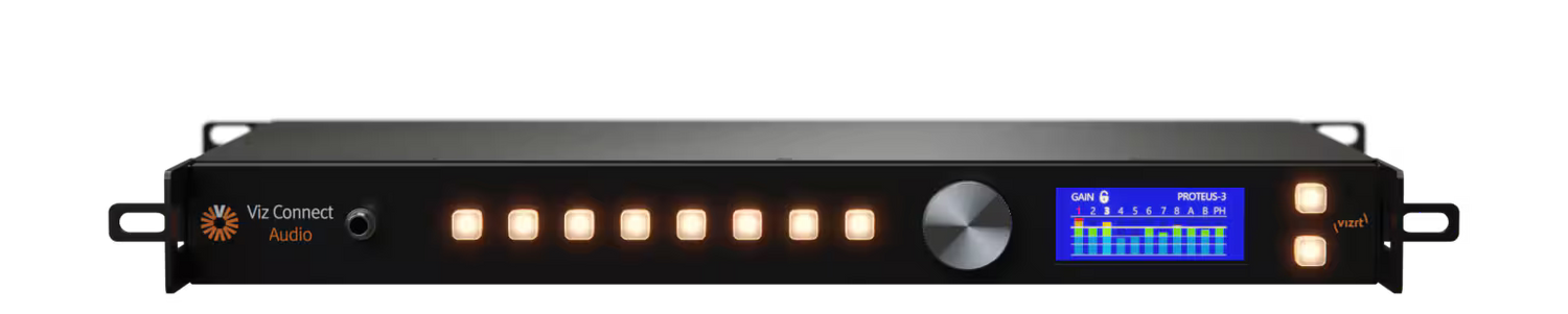Vizrt Viz Connect Audio 8x4 Analog/NDI I/O Converter with Control & Monitoring Production Vizrt