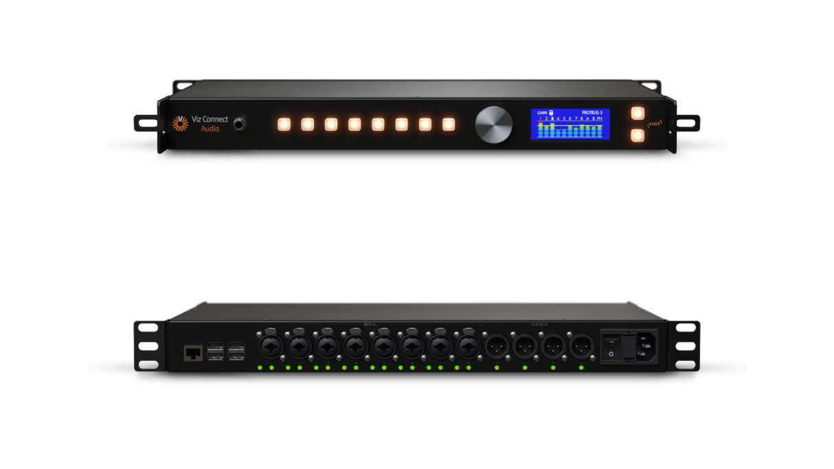 Vizrt Viz Connect Audio 8x4 Analog/NDI I/O Converter with Control & Monitoring Production Vizrt