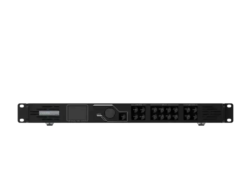 NovaStar VX1000 is an all-in-one controller that integrates video processing and video controlling in one device. Up to 6.5 million Pixels Video Wall Processors Novastar