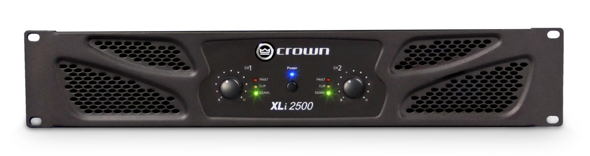 Crown XLi 2500 – 2-Channel 750W Power Amplifier - front