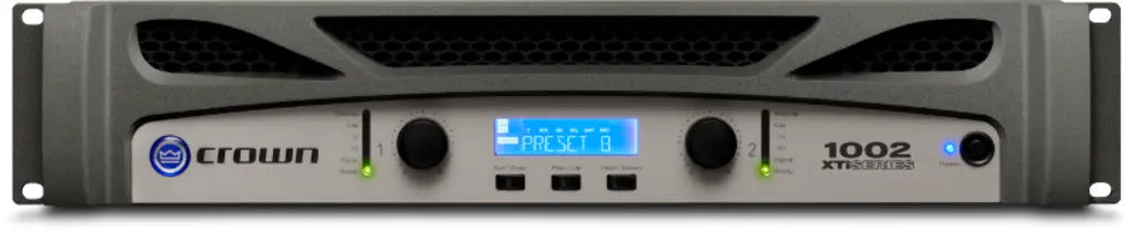Crown XTI1002 XTI 2 Series, Two-channel, 500W, Power Amplifier Audio Amplifiers Crown