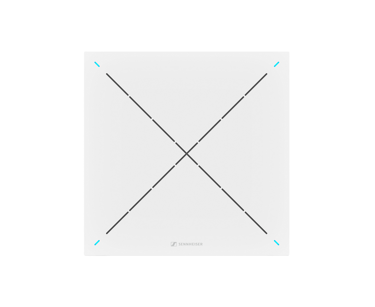 Sennheiser TeamConnect SL Ceiling 2 Microphone Array with extension brackets (White) - 507478 Audio Conferencing Sennheiser