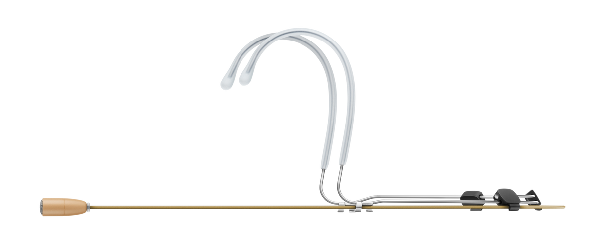 Sennheiser HSP Essential Omni beige headset microphone side view