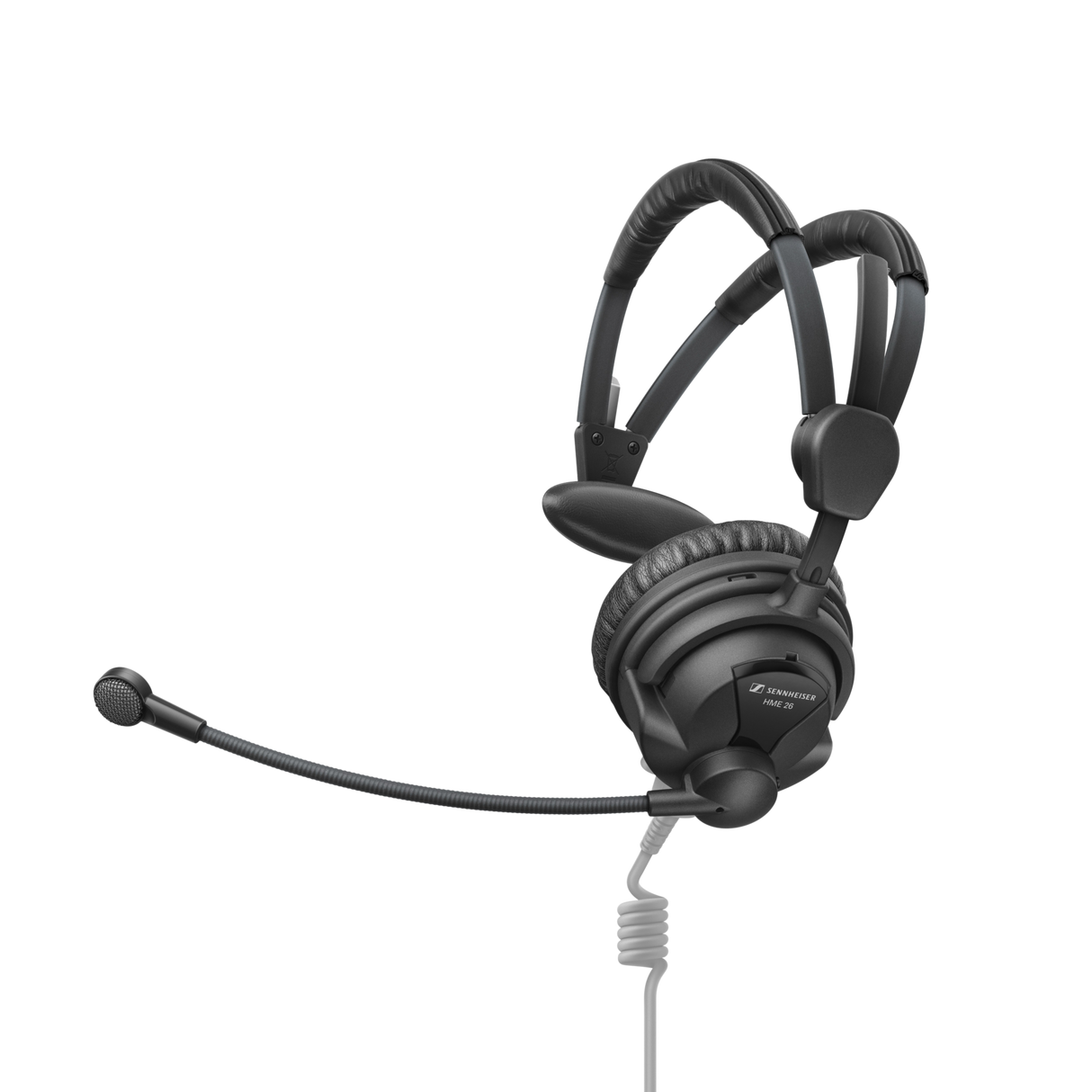 Sennheiser HME 26 S single-sided on-ear broadcast headset front