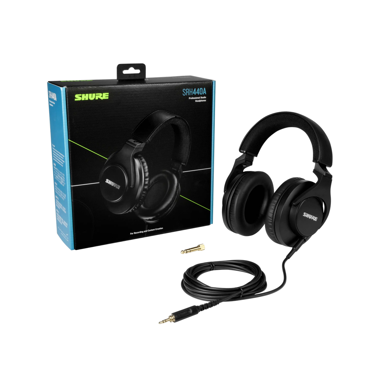 Shure Closed-Back Over-Ear Studio Headphones - SRH440A Headphones Shure