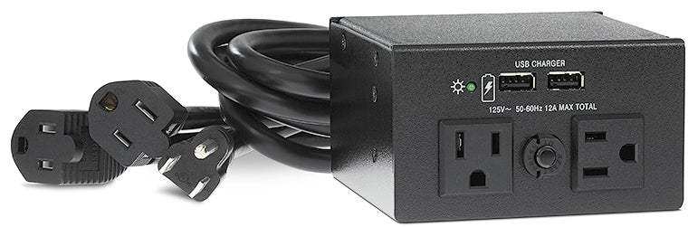 Extron AC+USB 200 Series Power Modules Power Modules for Cable Cubby Series and Select TouchLink Enclosures Video Conferencing Extron AC 104 US Cord