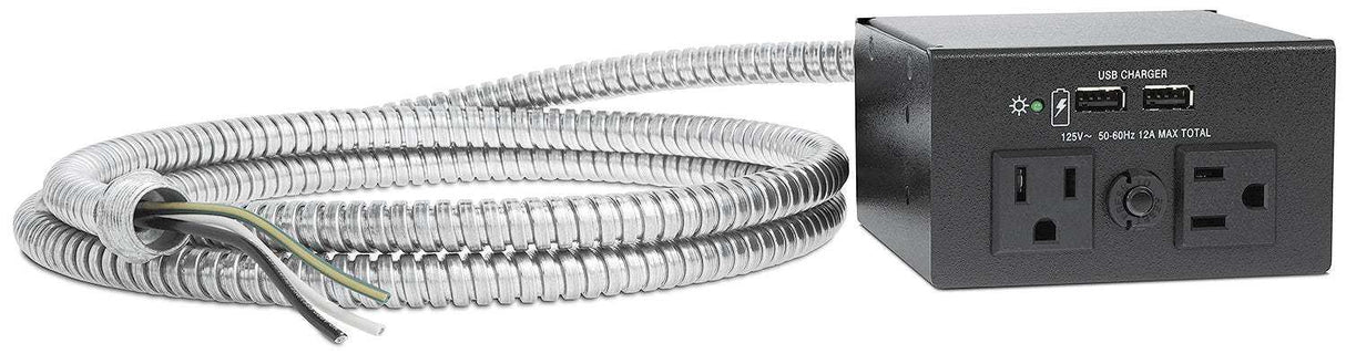 Extron AC+USB 200 Series Power Modules Power Modules for Cable Cubby Series and Select TouchLink Enclosures Video Conferencing Extron AC+USB 244 US Conduit