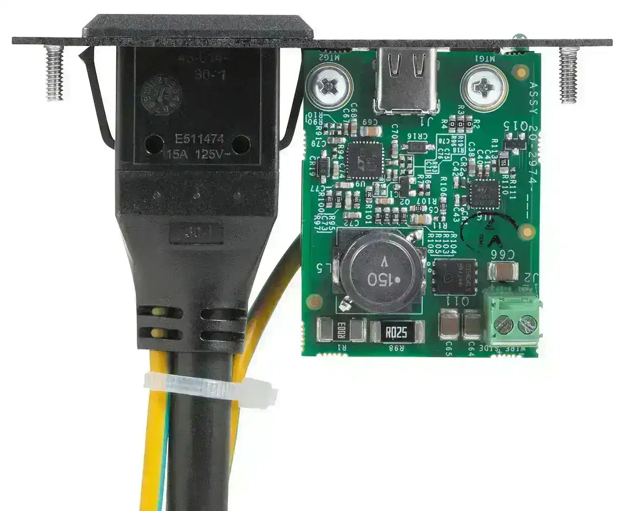 Extron Flex55 USB 311 PowerPlate (1) USB-C & (1) USB-A, White Video Conferencing Extron