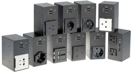 Extron AC+USB 200 Series Power Modules Power Modules for Cable Cubby Series and Select TouchLink Enclosures Video Conferencing Extron