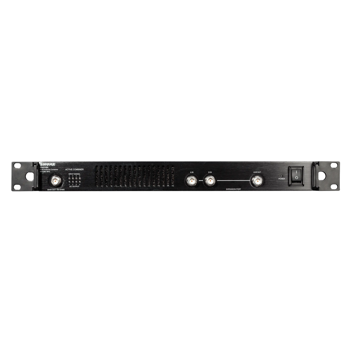 Shure PA421BX Four-channel Antenna Combiner, 865-960 MHz Microphones Shure