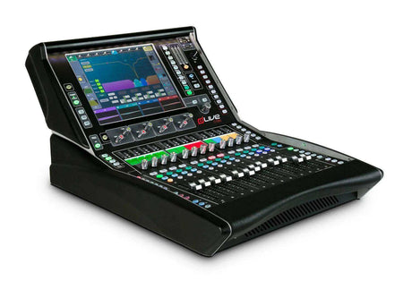 Allen & Heath AH-DLIVE-DLC15 dLive C Class C1500 12 fader Surface, 12" touchscreen, 1 option I/O port, rack mountable Audio Mixers Allen & Heath