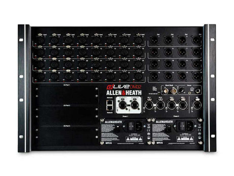 Allen & Heath AH-DLIVE-DM32 dLive S Class MixRack 32x16 I/O, 128 x 64 FPGA, 3 option I/O, ME-1 port, Dual DX Expander Link, Hot Swap PSU Audio Mixers Allen & Heath