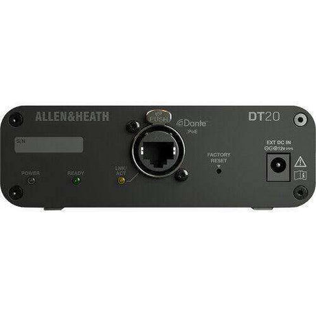 Allen & Heath AH-DT-20-M Dante Input Interface with No Power Supply BH #ALAHDT20M • MFR #AH-DT-20-M 1 review 2 Questions, 2 Answers Allen & Heath Audio Mixers Allen & Heath