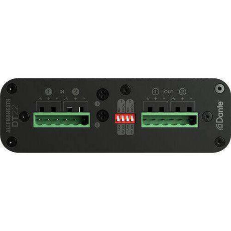 Allen & Heath AH-DT-22-M Dante Input / Output Interface with No Power Supply Audio Mixers Allen & Heath