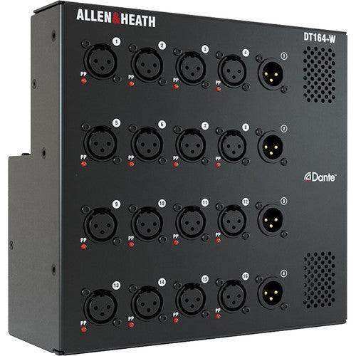 Allen & Heath AH-DT164-W 16x4 Wallmount Dante/AES67 Audio I/O Expander Audio Mixers Allen & Heath