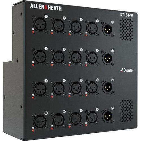 Allen & Heath AH-DT164-W 16x4 Wallmount Dante/AES67 Audio I/O Expander Audio Mixers Allen & Heath