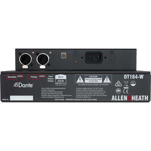 Allen & Heath AH-DT164-W 16x4 Wallmount Dante/AES67 Audio I/O Expander Audio Mixers Allen & Heath