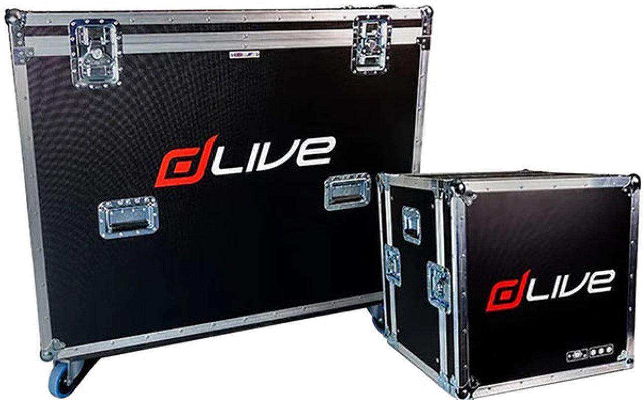 Allen & Heath AH-FC-DL-S7-GOMC dLive S7000 Flight Case with Doghouse Audio Mixers Allen & Heath