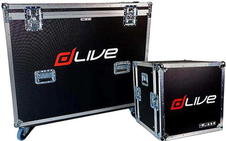 Allen & Heath AH-FC-DL-S7-GOMC dLive S7000 Flight Case with Doghouse Audio Mixers Allen & Heath