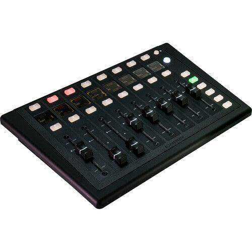 Allen & Heath AH-IP-8 8 motorized fader controller, PoE+ powered, includes PSU Audio Mixers Allen & Heath
