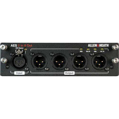 Allen & Heath AH-M-DL-AES2I8O-A AES3 Module with 2 inputs x 8 outputs w/ SRC 32kHz to 192kHz Audio Mixers Allen & Heath