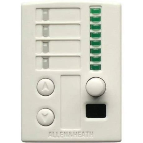 Allen & Heath AH-PL-14 Wall Plate Remote Controller with IR Sensor for GR3 & GR4 Audio Zone Mixers Audio Mixers Allen & Heath