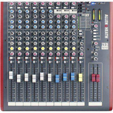 Allen & Heath ZED-12FX 12-Channel Multipurpose USB Mixer with Effects Audio Mixers Allen & Heath