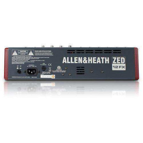 Allen & Heath ZED-12FX 12-Channel Multipurpose USB Mixer with Effects Audio Mixers Allen & Heath