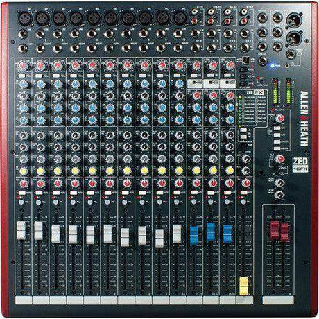 Allen & Heath ZED-16FX 16-Channel Recording and Live Sound Mixer with FX & USB Audio Mixers Allen & Heath