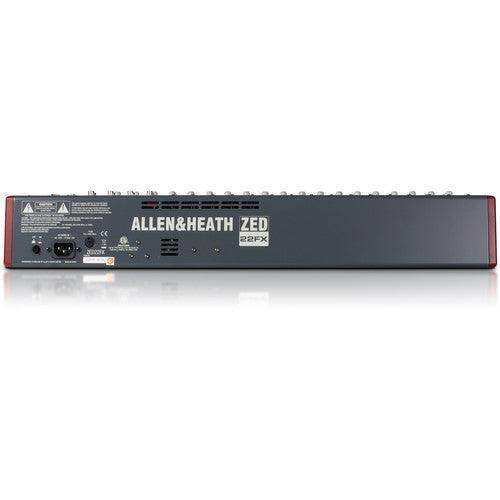 Allen & Heath ZED-22FX 22-Channel Analog Mixer with USB and Built-In Effects Audio Mixers Allen & Heath