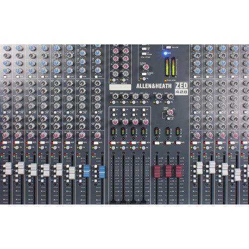 Allen & Heath ZED-428 28-Channel 4-Bus Analog Mixer with USB Connection Audio Mixers Allen & Heath