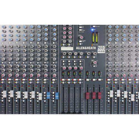 Allen & Heath ZED-428 28-Channel 4-Bus Analog Mixer with USB Connection Audio Mixers Allen & Heath